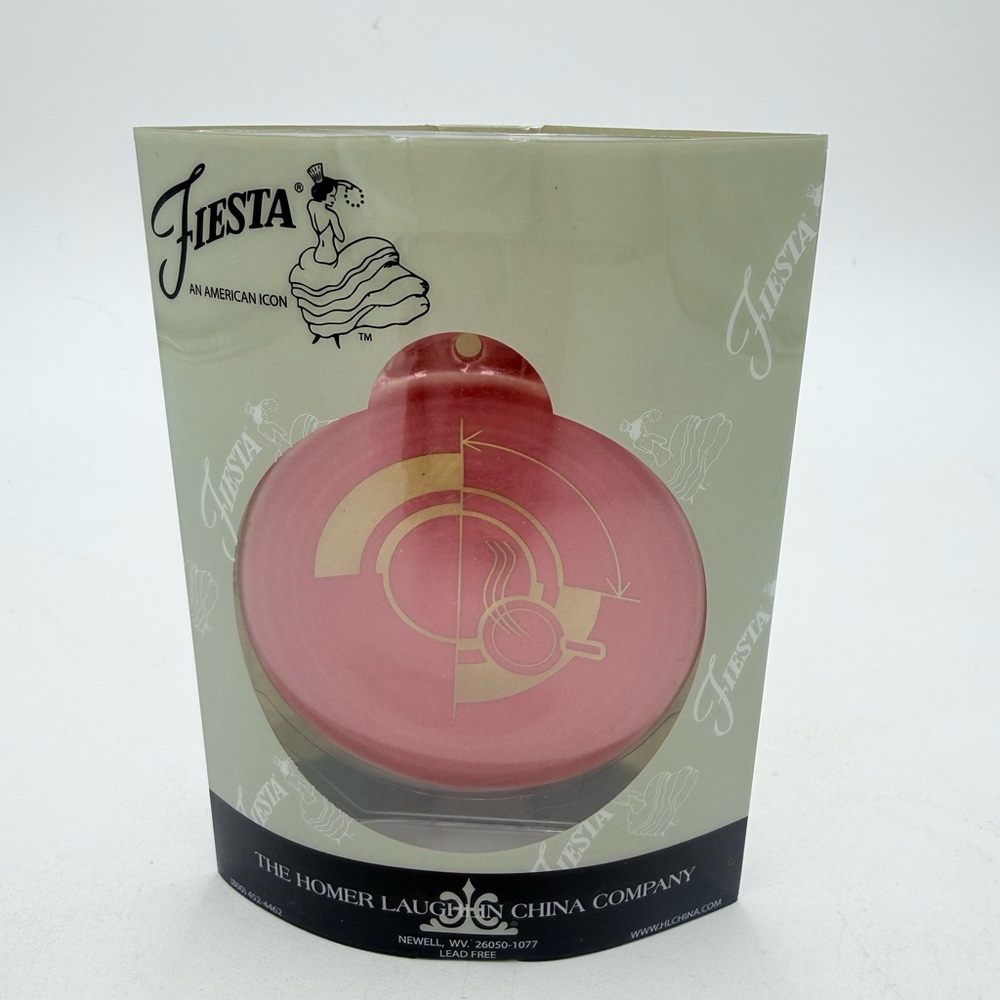 Limited Ed! Christmas Ornament #761 Homer Laughlin Fiesta 2015 HLCCA Exclusive